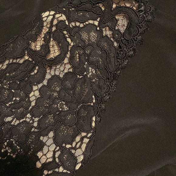 Ralph Lauren Black Lace Sleeve Lined Dress - Picture 9 of 14